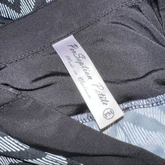 PerSeption 3/4 sleeve blouse women’s size medium petite - Picture 6 of 7